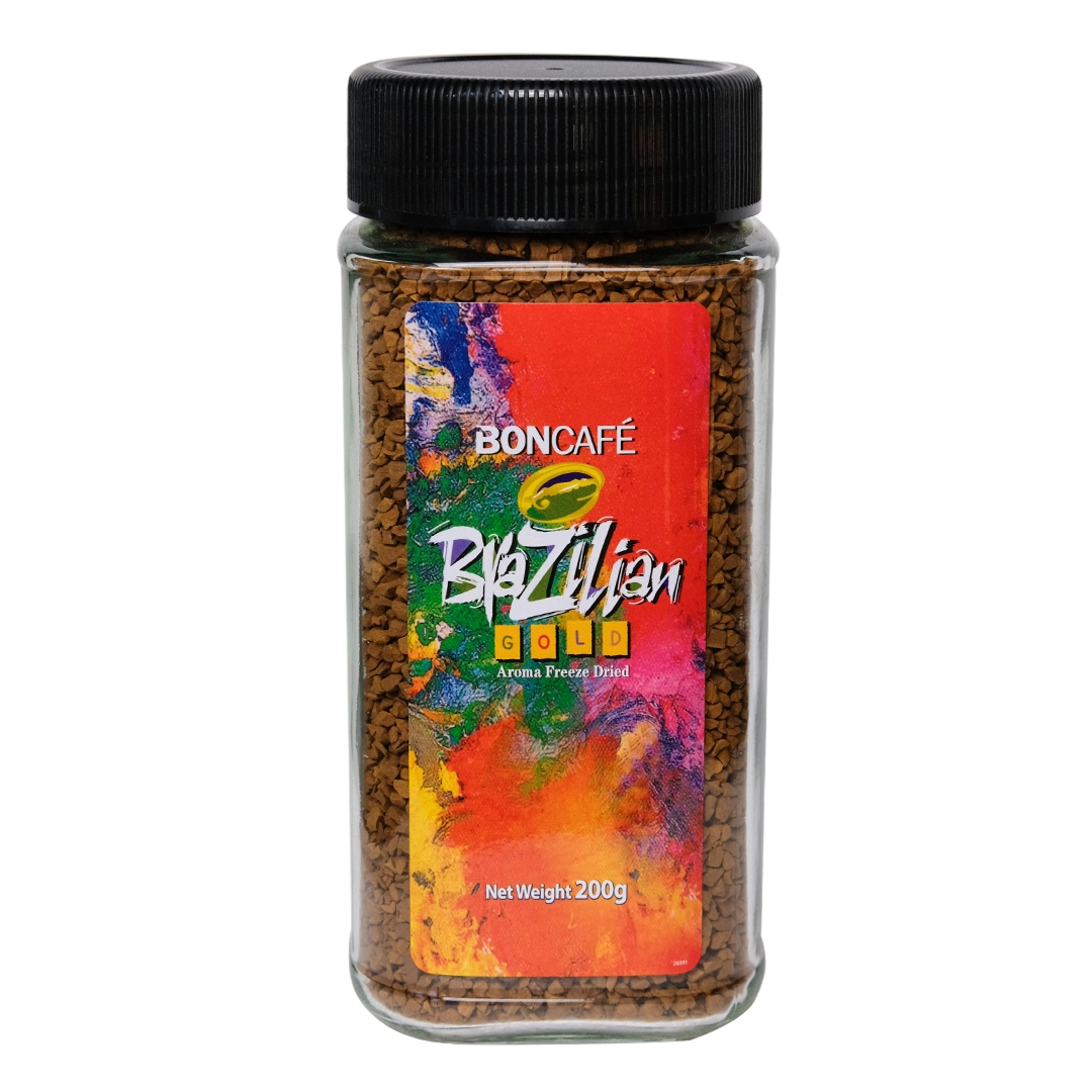BONCAFE Brazilian Gold Freeze-Dried Instant Gourmet Coffee