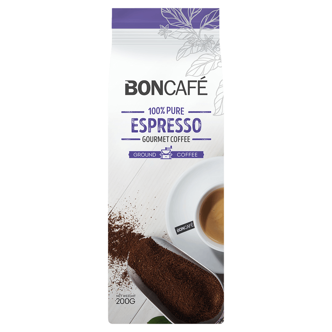 BONCAFE Gourmet Espresso Blend Coffee Ground